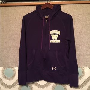 Under Armor - Semi Fitted - UW Huskies Hoodie 💜💛